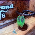 Desert Neon Beaded Earrings