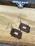 Hammered Aztec Earrings
