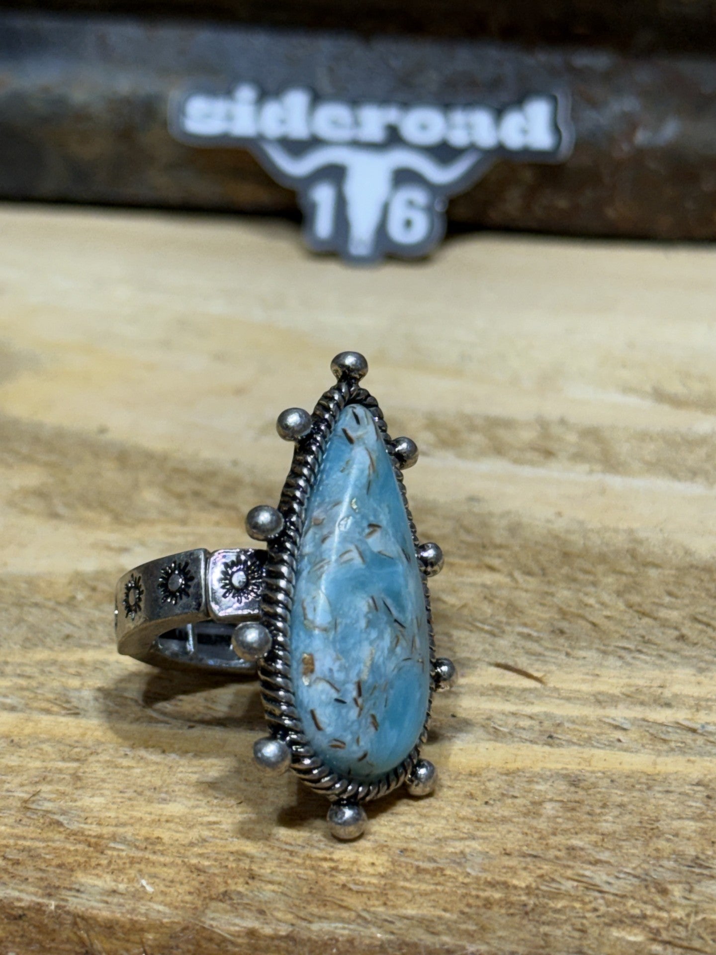 Turquoise Tears Ring