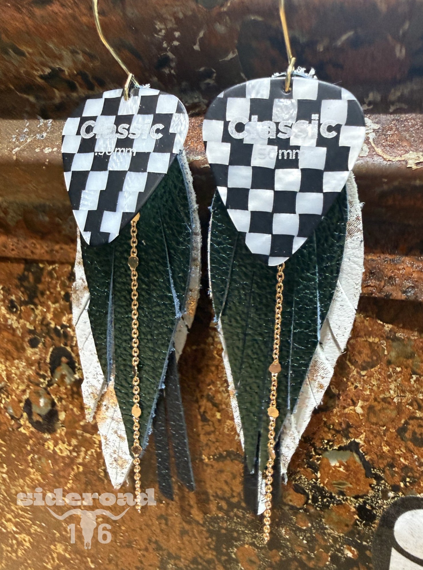 Checked Out Fringe | Emerald