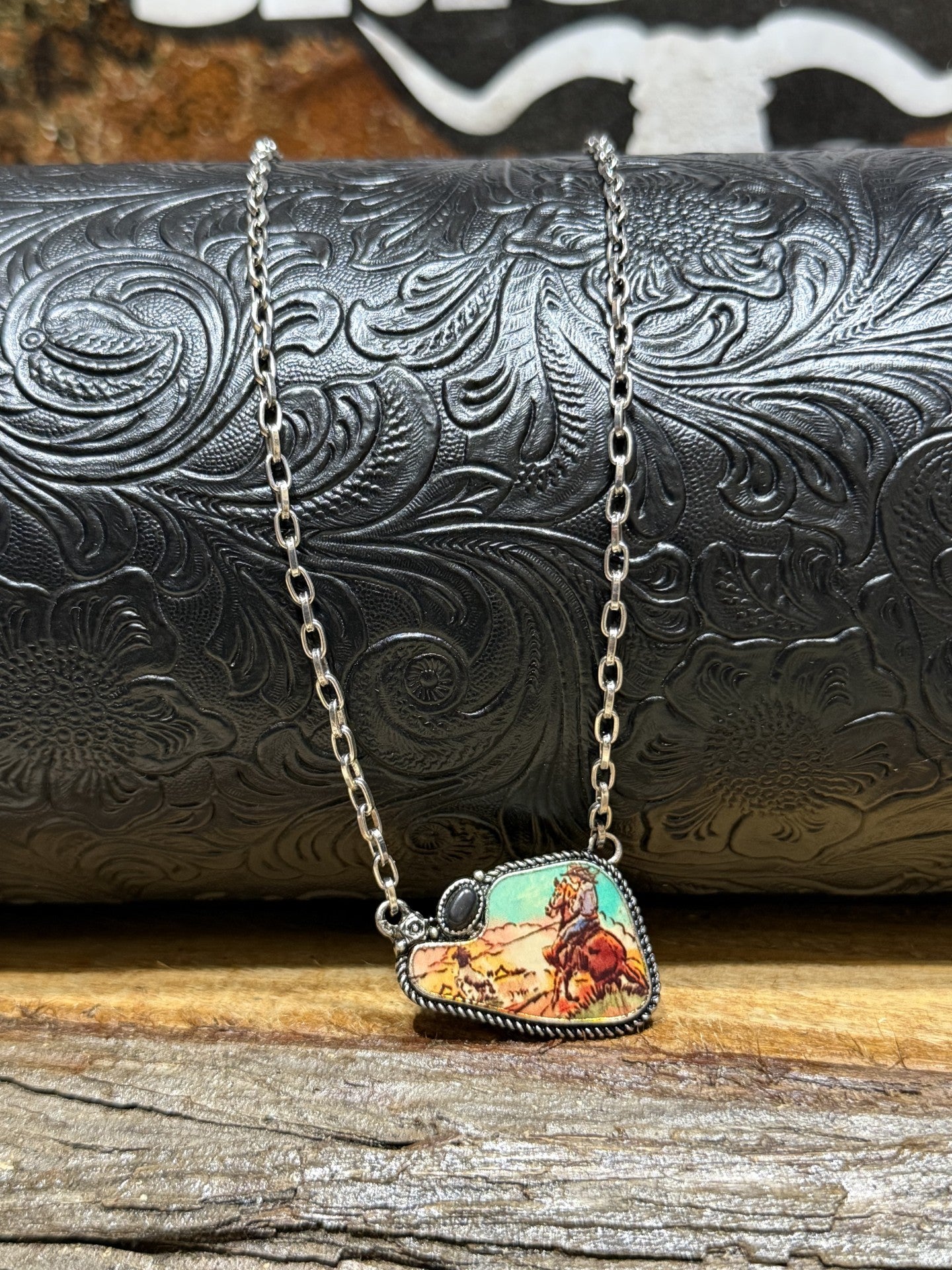 Buckle Up Cowgirl Necklace