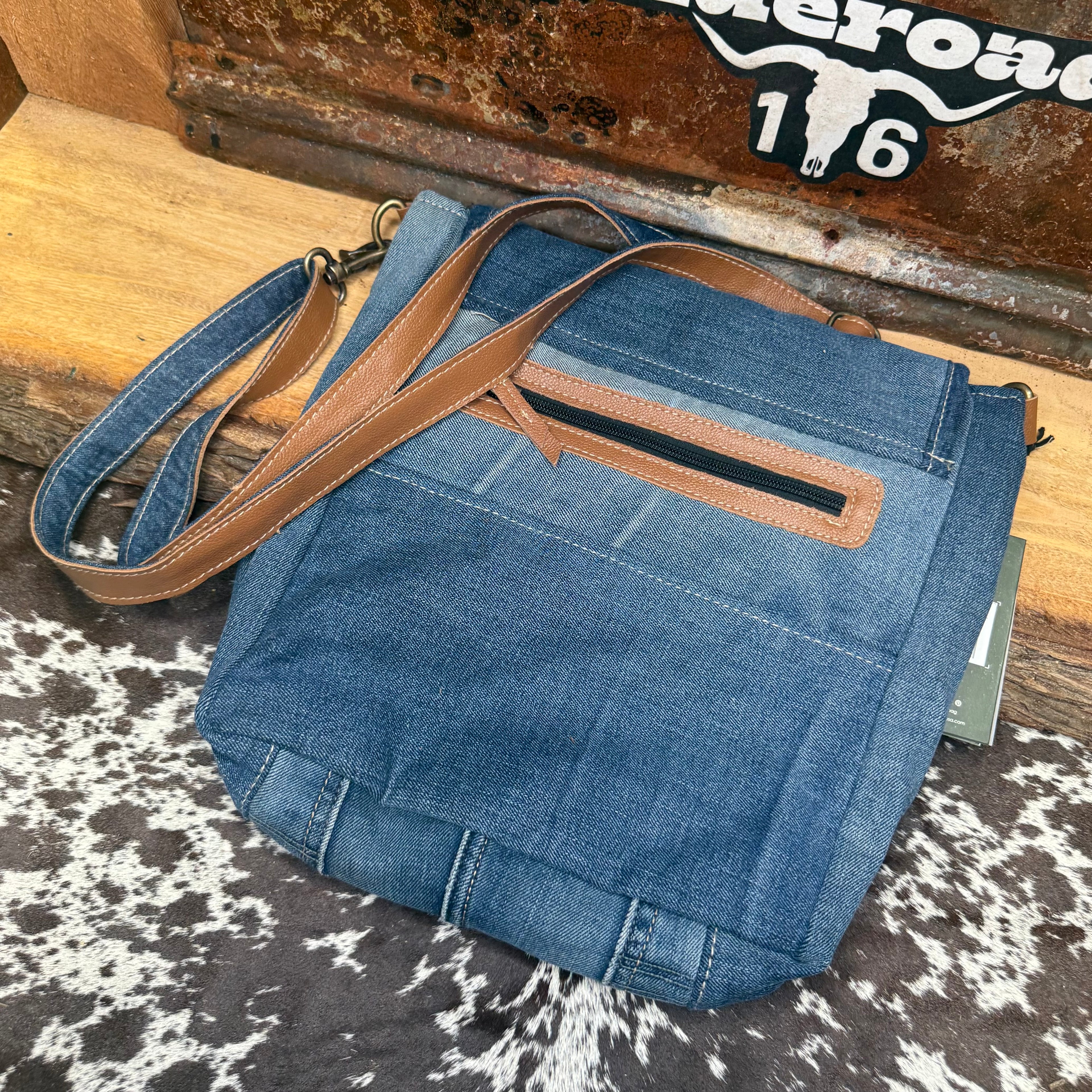 Deviously Denim Crossbody