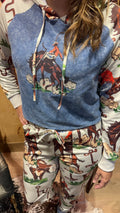 Vintage Ranch Crop Hoodie