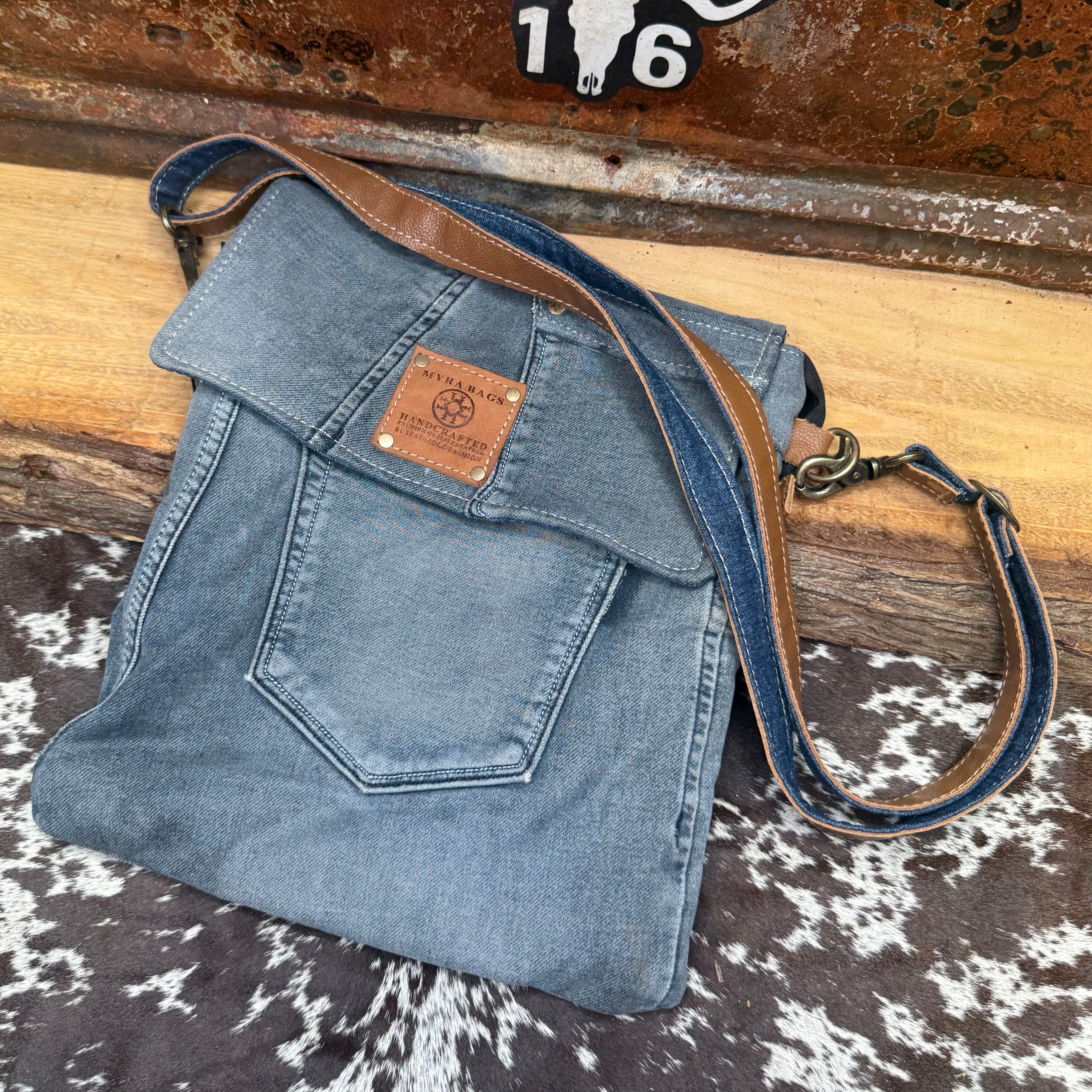 Dualin' Denim Crossbody