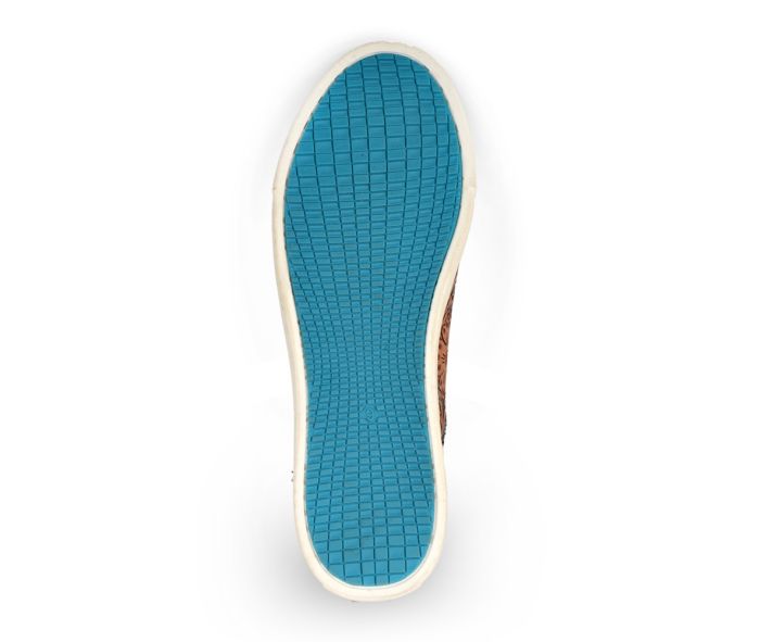 Limited Edition: Cow Print and Leather Tooled Sneakers